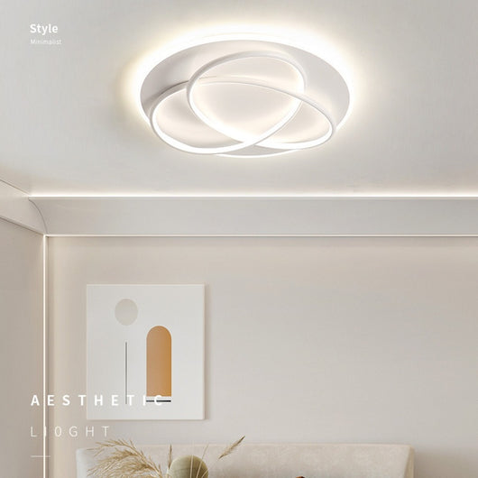 Lámpara de Techo LED Nórdica Moderna - Luz Cálida Lujo para Sala y Dormitorio - Image 5