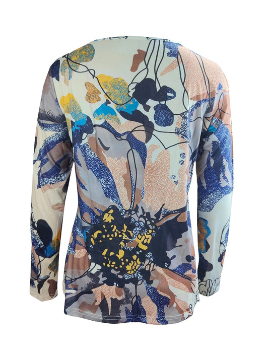 Camiseta Estampada de Manga Larga con Cierre para Mujer - Image 10
