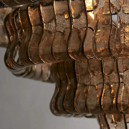 Luminaria de Sala Moderna Estilo Francés con Cristal - Diseño Mid-Century - Image 8