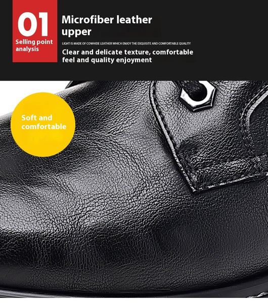 Botas de Trabajo Estilo Británico en Cuero - Calzado Profesional Versátil - Image 21