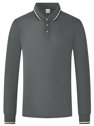 Polo Jacquard Casual para Hombre - Secado Rápido y Transpirable - Image 44