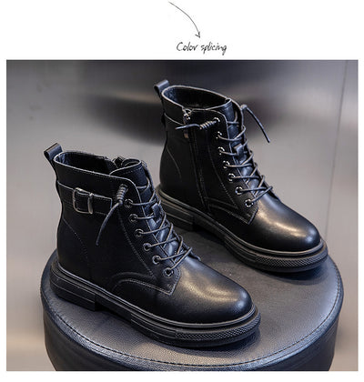 Botas Casuales Forradas en Fleece para Mujer - Botines Cálidos Tipo Tubo - Image 16