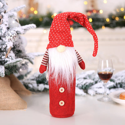 Set de Decoración Navideña para Botellas de Vino - Suministros para Hoteles y Mesas - Image 5