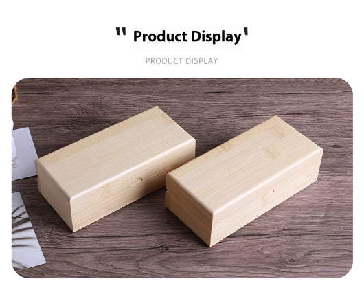 Estuche Organizador de Bambú para Gafas - Caja de Almacenamiento Elegante - Image 13
