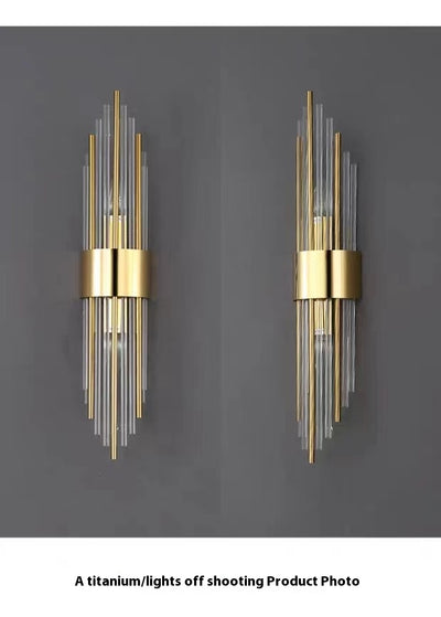 Lámpara de Cristal para Pared de TV - Iluminación Elegante para Sala de Estar - Image 20