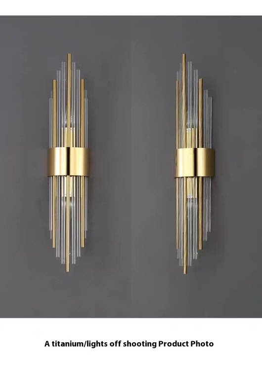 Lámpara de Cristal para Pared de TV - Iluminación Elegante para Sala de Estar - Image 20