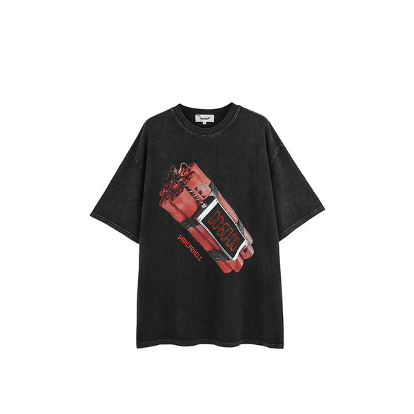 Playera Estampada de Manga Corta para Hombre
