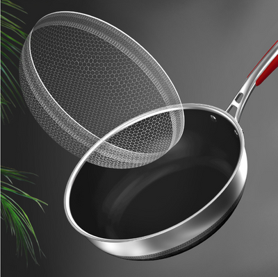 Wok Antiadherente con Fondo de Panal - Olla Multiusos para Verduras - Image 9