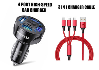 Cargador Rápido para Auto 4 en 1 - Image 6
