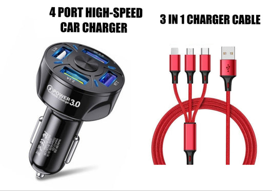Cargador Rápido para Auto 4 en 1 - Image 6