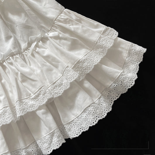 Falda Encaje Blanco Marfil Versátil - Prenda Básica Elegante - Image 12