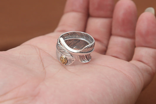 Anillo de Plata Tailandesa Vintage Águila Volante Takahashi Goro para Hombre - Image 9