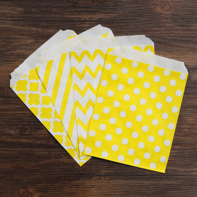 Bolsa de Papel Kraft con Diseño de Trébol de Cuatro Hojas y Onda de Puntos - Image 8