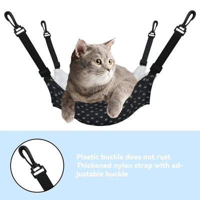 Hamaca Colgante de Algodón para Mascotas Pequeñas - Cama Confortable para Gatos, Hurones y Roedores - Image 3