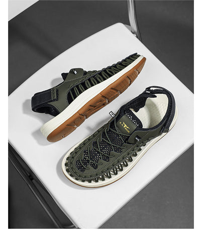 Sandalias Deportivas Tejidas con Drenaje Rápido para Senderismo y Trekking - Image 9