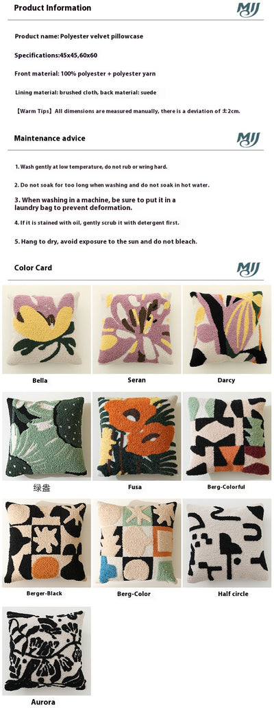 Fundas de Cojín para Sofá Terciopelo Denso Lujo Minimalista - Image 26