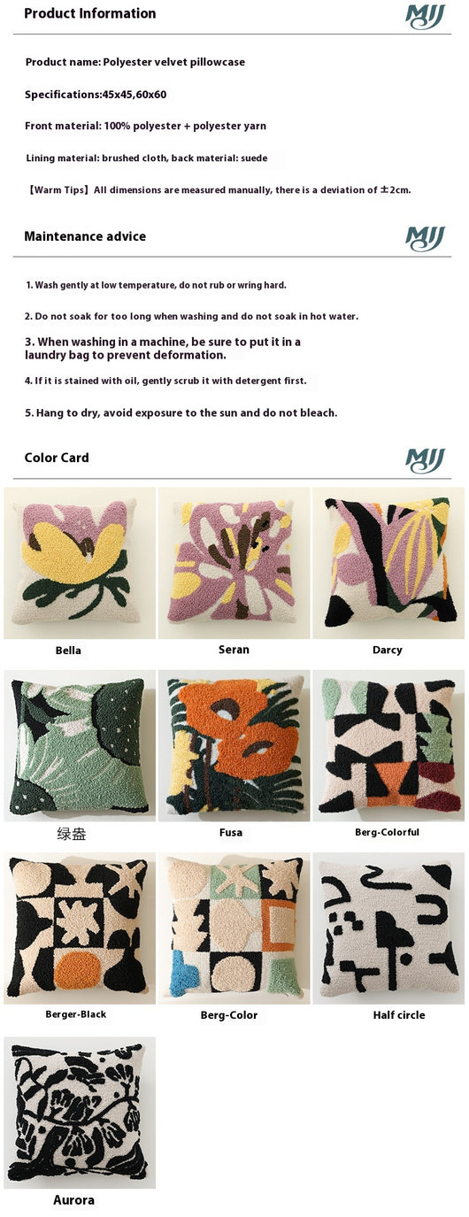 Fundas de Cojín para Sofá Terciopelo Denso Lujo Minimalista - Image 26