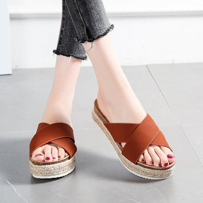 Pantuflas Cómodas de Suela Gruesa para Tallas Grandes