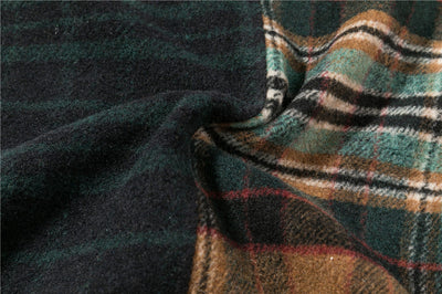 Sudadera Cardigan Cuadros con Capucha Oversize Estilo Europeo - Image 13