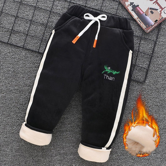Pantalones de Algodón para Niños y Niñas con Forro Térmico Triple Capa - Image 10