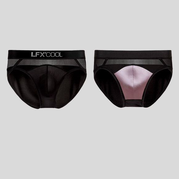 Bóxer Triangular de Seda para Hombre con Entrepierna de Seda Genuina