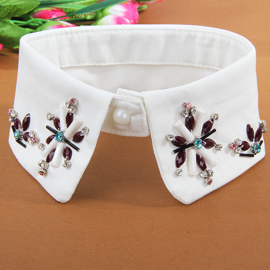 Cuello Postizo Infantil con Cristales Brillantes - Diseño Europeo Elegante - Image 4