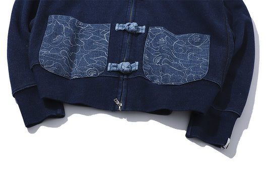 Cardigan de Mezclilla Lavada con Cierre de Botones - Image 7