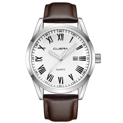 Reloj de Cuarzo para Hombre en Cuero Genuino - Image 3