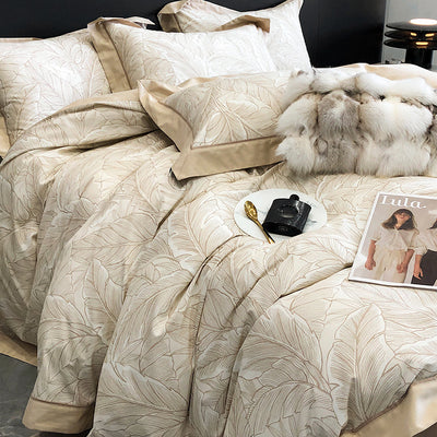 Juego de Cama de Algodón Pima de 4 Piezas Estampado - Image 18