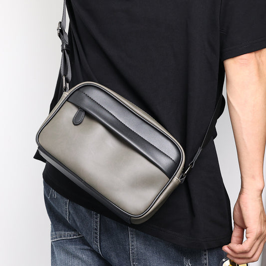 Bolsa Mensajero Deportiva Coreana para Hombre - Estilo Casual Compacta