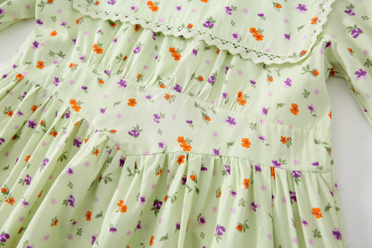 Vestido Infantil Estilo Occidental con Flores - Image 26