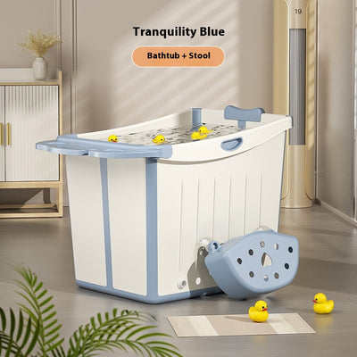 Bañera Plegable Infantil Grande con Refuerzo de Grosor - Image 6