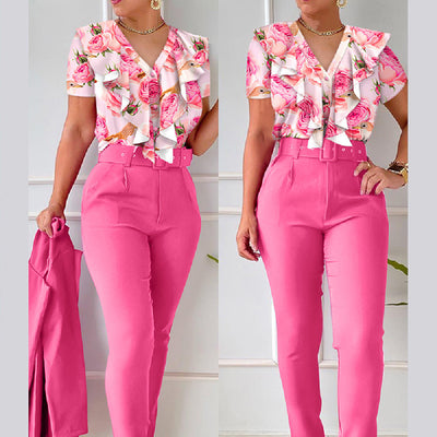Chaleco Floral para Traje Ejecutivo Mujer - Image 18
