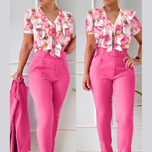 Chaleco Floral para Traje Ejecutivo Mujer - Image 18