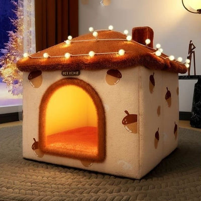 Nido Térmico Felino Semiencerrado para Invierno