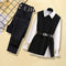 Conjunto de 3 Piezas: Chaleco Tejido, Camisa y Jeans para Mujer