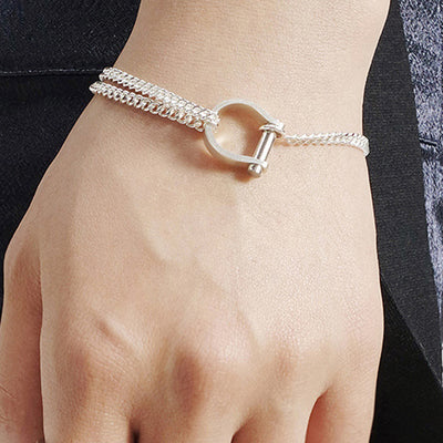 Pulsera de Plata 925 con Cierre de Diseño de Marca Premium - Image 8