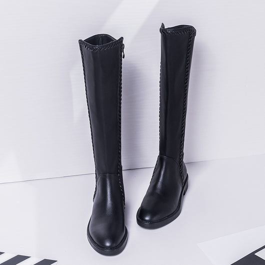 Botas de Equitación Otoño Invierno Estilo Británico para Mujer - Image 9