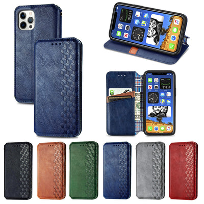 Funda de Cuero Integral para Teléfono - Color Sólido - Image 4