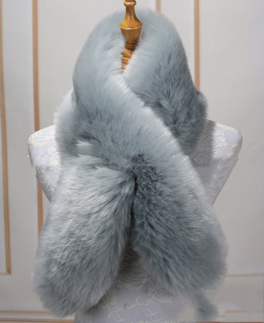 Bufanda Chal Gris Versátil para Mujer - Image 17