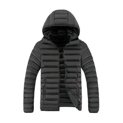 Chaqueta Acolchada Ligera Plus Size con Corte Entallado - Image 3