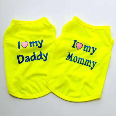 Chaleco para Mascotas Estilo Clásico Mamá Papá - Image 29