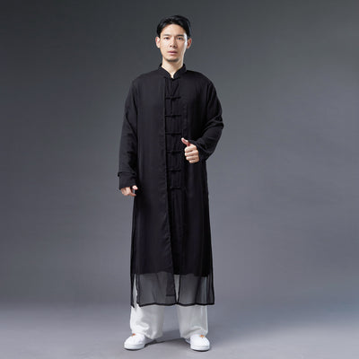 Túnica Hanfu Blanca de Verano para Hombre - Disfraz Hada Chifón Tradicional Chino - Image 6