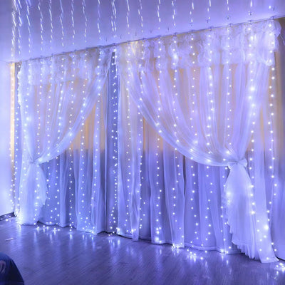 Luces de Cortina LED con Ganchos para Navidad, Bodas y Decoración - Image 3