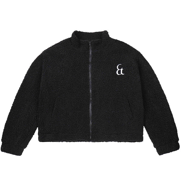 Abrigo Retro de Lana de Cordero Grueso para Hombre - Cuello Alto Otoño Invierno