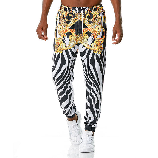Pantalones de Chándal Retro con Estampado y Puños Ajustados - Image 16