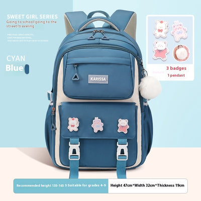 Mochila Escolar Impermeable de Tela Oxford para Niños - Image 10