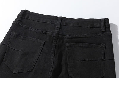 Jeans Negros Rotos Estilo Urbano para Hombre - Image 10