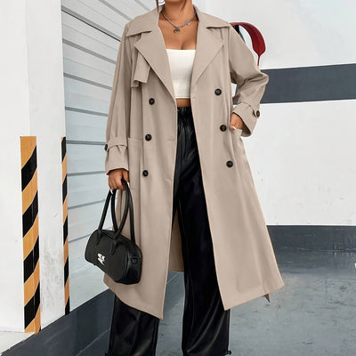 Abrigo Largo Casual para Mujer - Elegancia y Confort - Image 5
