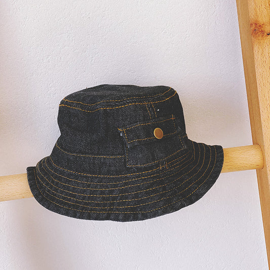 Gorra Denim Infantil con Bolsillos para Primavera y Otoño - Image 2